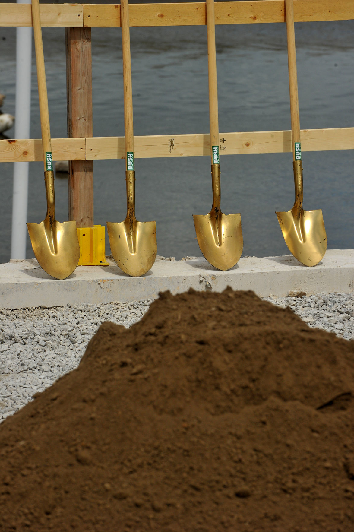 Ground breaking for the new Captain's Table Restaurant in Moline